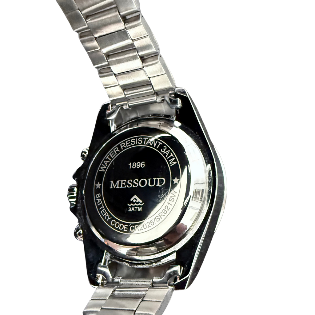 Azan horloge - Obsidian Steel